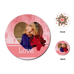 love - Playing Cards Single Design (Round)