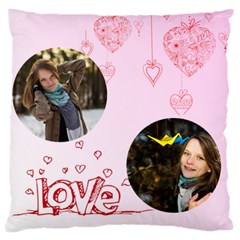 love - Large Cushion Case (One Side)