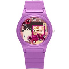 love - Round Plastic Sport Watch (S)