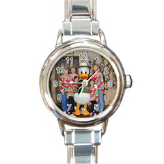 Round Italian Charm Watch