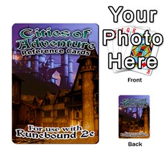 Cities of Adventure: Reference Cards - Multi-purpose Cards (Rectangle)