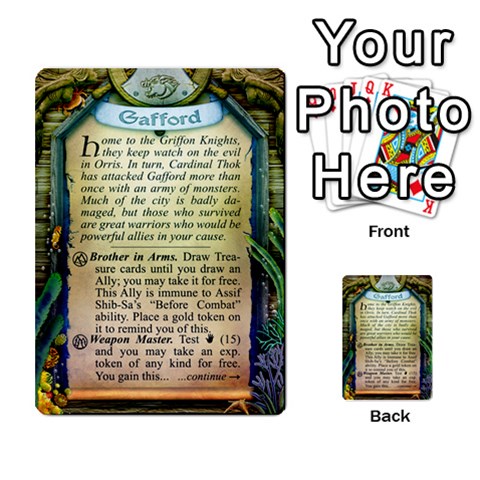 Cities Of Adventure: Reference Cards By J C  Hendee Back 19