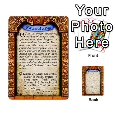 Cities Of Adventure: Reference Cards By J C  Hendee Back 24