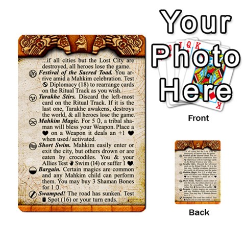 Cities Of Adventure: Reference Cards By J C  Hendee Front 26