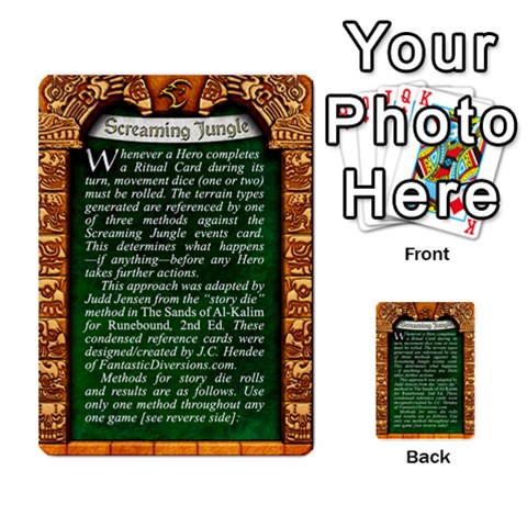 Cities Of Adventure: Reference Cards By J C  Hendee Back 31