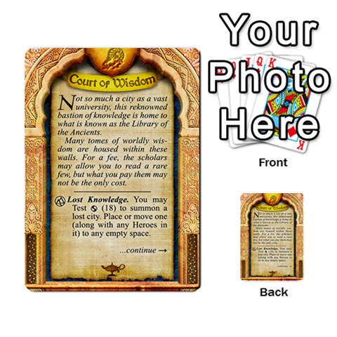 Cities Of Adventure: Reference Cards By J C  Hendee Back 37