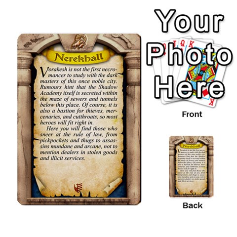 Cities Of Adventure: Reference Cards By J C  Hendee Back 5