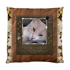 Meow Cushion Case (1 Sided) - Standard Cushion Case (One Side)