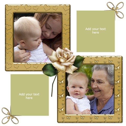 A Little Love Scrapbook Page 12x12 By Deborah 12 x12  Scrapbook Page - 1