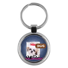 pet, dog, cat - Key Chain (Round)