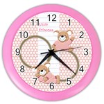 Little Princess Pink clock - Color Wall Clock