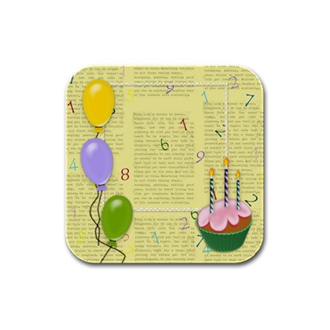 Happy Bithday Coasters By Zornitza Front