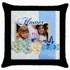 motgers love - Throw Pillow Case (Black)