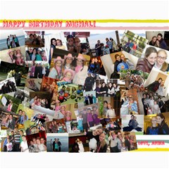 michals bday present - Collage 8  x 10 