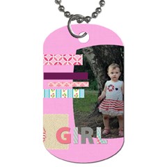 flower kids - Dog Tag (One Side)