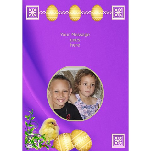 Happy Easter 3d Circle Card By Deborah Inside