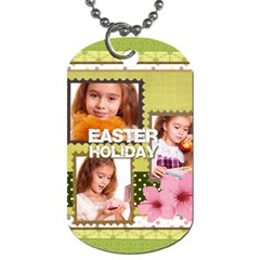 kids, easter - Dog Tag (One Side)