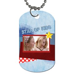 kids, easter - Dog Tag (One Side)