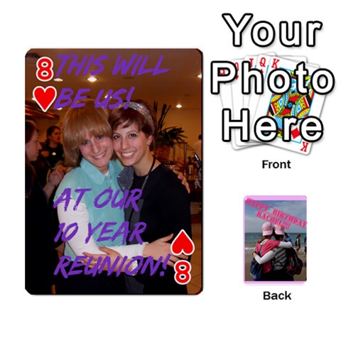 Rachel s Deck Of Cards By Ayelet Front - Heart8