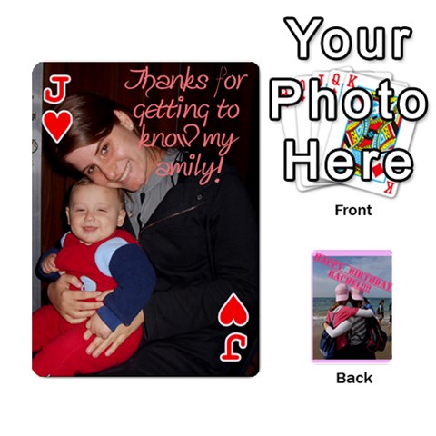 Jack Rachel s Deck Of Cards By Ayelet Front - HeartJ