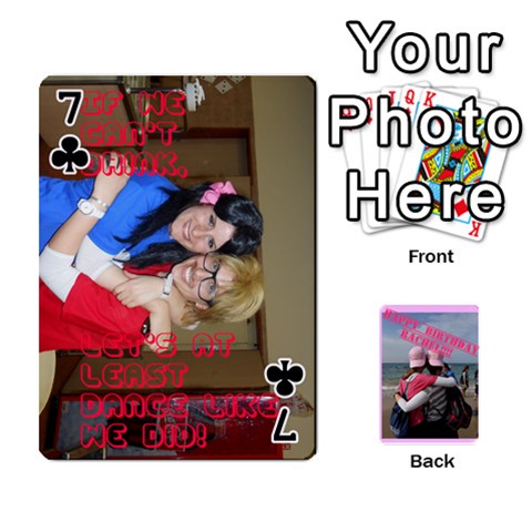 Rachel s Deck Of Cards By Ayelet Front - Club7