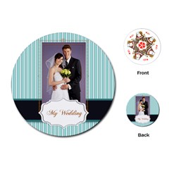 wedding - Playing Cards Single Design (Round)