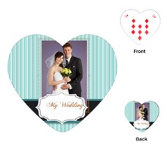 wedding - Playing Cards Single Design (Heart)