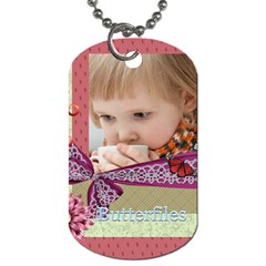 kids, love, happy, play, fun, child - Dog Tag (Two Sides)