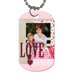 love,memory, happy, fun  - Dog Tag (Two Sides)