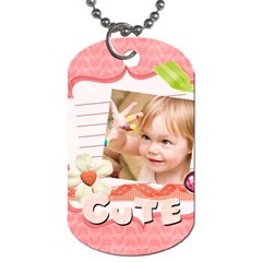 kids, love, family, happy, play, fun - Dog Tag (Two Sides)