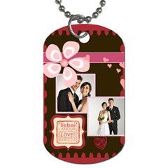 love,memory, happy, fun  - Dog Tag (Two Sides)