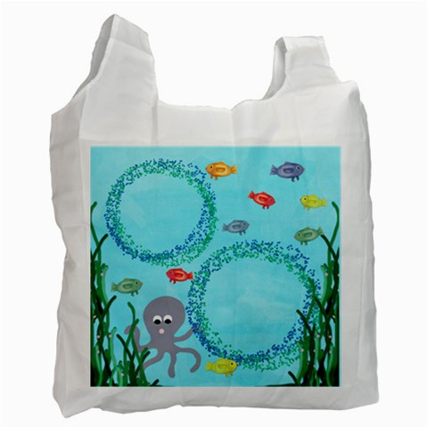 The Seabed Recycle Bag (one Side) By Zornitza Front