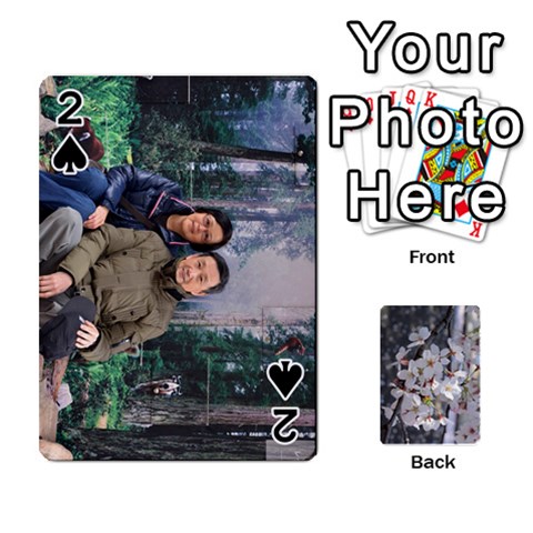54 Playing Cards By Katherine Fung Front - Spade2