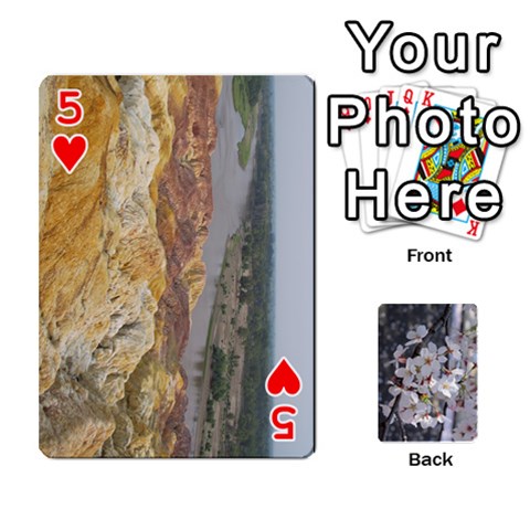 54 Playing Cards By Katherine Fung Front - Heart5