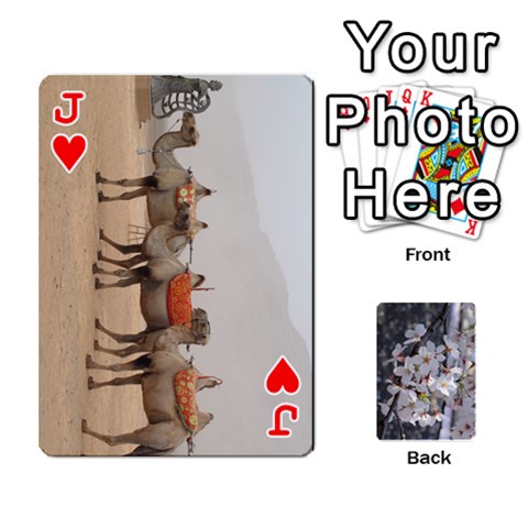 Jack 54 Playing Cards By Katherine Fung Front - HeartJ