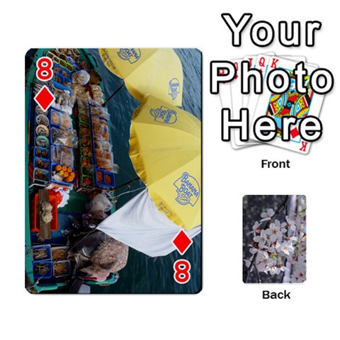 54 Playing Cards By Katherine Fung Front - Diamond8