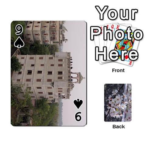 54 Playing Cards By Katherine Fung Front - Spade9