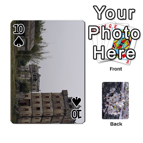 54 Playing Cards By Katherine Fung Front - Spade10