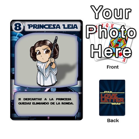 Love Letter Star Wars By Miguel Front - Spade2