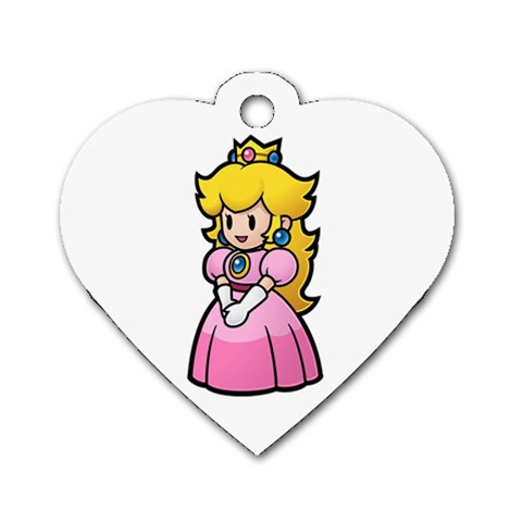 Peach Dogtag By Juliet Van Ree Front