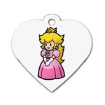 Peach dogtag - Dog Tag Heart (Two Sides)