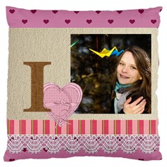 love - Large Cushion Case (Two Sides)