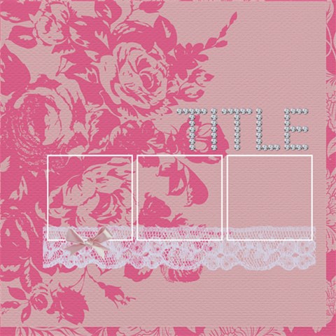 Hunny Bunny 12x12 Page 01 By One Of A Kind Design Studio 12 x12  Scrapbook Page - 1