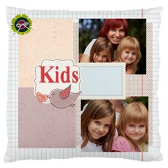 kids, fun, child, play, happy - Large Cushion Case (Two Sides)