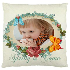 easter, spring, kids, flower - Large Cushion Case (Two Sides)