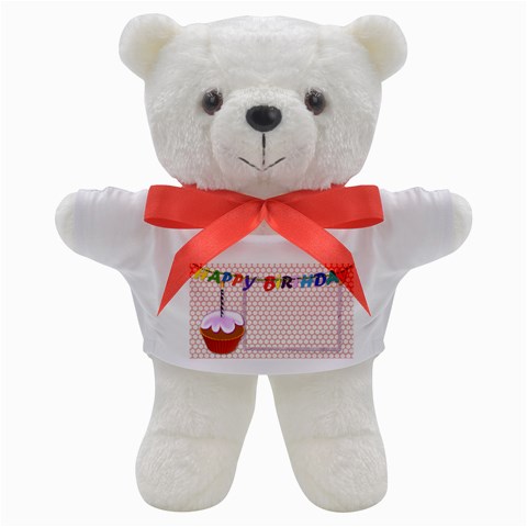 Happy First Birthday Teddy Bear By Zornitza Front