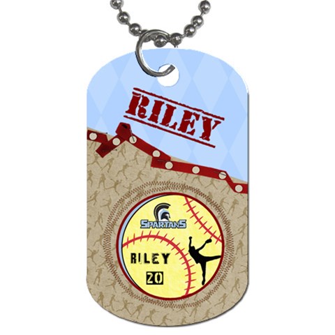 Dogtags 2 Sides Riley By Pat Kirby Front