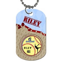 Dogtags_2 sides_Riley - Dog Tag (Two Sides)