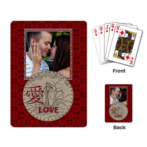 Love Playing Cards By Lil Back