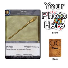 OG Weapons - Playing Cards 54 Designs (Rectangle)